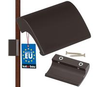 KOTARBAU Poignée de porte de balcon marron foncé RAL 8077 - Poignée de porte de terrasse de luxe - Sécurisée - Poignée universelle - Aluminium