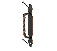 KOTARBAU® Poignée de porte en fer forgé 190 mm Poignée de porte coulissante en cuivre noir