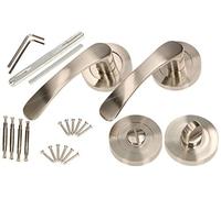 KOTARBAU® Poignée de porte en nickel satiné, universelle,