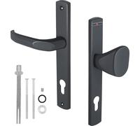KOTARBAU® Poignée pour portillon Poignée de porte aluminium long Anthracite 92 MM