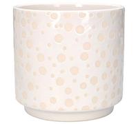 KOTARBAU® Pot de fleurs en céramique - Diamètre : 12 cm - Pour fleurs et plantes - Cylindre