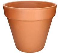 Kotarbau® Pot en terre cuite avec bord de 39 cm - Pour intérieur et extérieur - Pot pour plantes - Pour balcon ou jardin - Céramique non émaillée