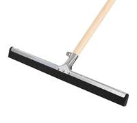 KOTARBAU® Raclette Sol - Acier - 45 cm - avec Manche en Bois 150 cm - Balai Raclette Sol Caoutchouc - Balai Mousse - Intérieur Extérieur -idéal pour Garage - Douche - Salle De Bain - Terrasse