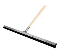 KOTARBAU® Raclette Sol - Acier - 90 cm - avec Manche en Bois 150 cm - Balai Raclette Sol Caoutchouc - Balai Mousse - Intérieur Extérieur -idéal pour Garage - Douche - Salle De Bain - Terrasse