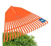 KOTARBAU® Rateau à Feuilles - Plastique - 45 cm - Orange - sans Manche - Râteau Jardin - Balai à Gazon - Ramasse Feuilles - Léger - Résistant - Entretien Jardin