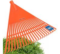 KOTARBAU® Rateau à Feuilles - Plastique - 55 cm - Orange - sans Manche - Râteau Jardin - Balai à Gazon - Ramasse Feuilles - Léger - Résistant - Entretien Jardin