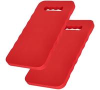 KOTARBAU® Repose Genoux Jardinage, Tapis de Genoux en Mousse 40 x 20 cm | Lot de 2, Coussin Genoux Jardinage, Tapis Genoux, Genouillère de Jardinage, Tapis de Protection, Rouge