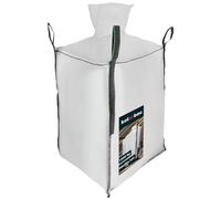 KOTARBAU® Sac Big Bag Vide, Bigbag, Big Bag Bois, Big Bag Gravat, Big Bag Jardin, Sac Gravat Chantier 90 x 90 x 160 cm 1000 kg avec trémie de vidange