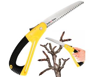 KOTARBAU Scie pliante 175 mm scie de jardin scie à main scie à arbre scie à bois pour scier des branches d'arbres