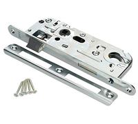 KOTARBAU Serrure à larder 90/40 mm pour cylindre profilé universel PZ serrure de porte de chambre serrure de porte intérieure serrure de porte d'entrée serrure de porte d'entrée