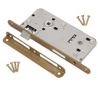 KOTARBAU ® Serrure à mortaise de porte intérieure 90x50mm, version WC universelle droite et gauche