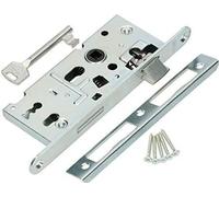 KOTARBAU® Serrure à mortaiser 72 / 40 mm pour clé à panneton universelle Serrure de porte Serrure de porte de chambre Serrure de porte intérieure Serrure de porte intérieure