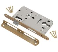 KOTARBAU® Serrure à mortaiser pour porte intérieure 72/50 mm pour cylindre profilé universel droit et gauche