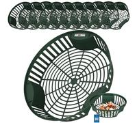 KOTARBAU® Set 10 pièces Panier À Bulbes - ⌀ 320 mm - Vert - Corbeille Plantation Tulipes - Accessoire Plantation Bulbes - Plastique