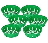 KOTARBAU® Set 6 pièces Panier À Bulbes - ⌀ 230 mm - Vert - Corbeille Plantation Tulipes - Accessoire Plantation Bulbes - Plastique