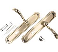 KOTARBAU® Set de béquilles de porte 72 mm BB plaque longue patine universelle moderne