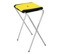 KOTARBAU® Support pour sac poubelle à 1 compartiment - 33 x 45 x 85 cm - Jaune - En métal et plastique