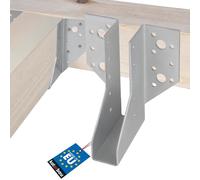 KOTARBAU® Suspension de Poutre 11,7 x 2,5 cm | Support de Poutre en Acier galvanisé | Suspension de Poutre en Bois à l'extérieur | Sabot Charpente