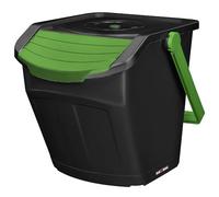 KOTARBAU® Système de tri sélectif - Poubelle de cuisine - 1 compartiment - Couvercle en plastique - Poubelle de cuisine - Système de tri des déchets - Système de tri des déchets - Système de tri des