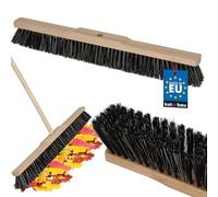 KOTARBAU® Tête De Balai 600 mm Brosse De Balai Universelle en Nylon Et en Soie Naturelle Brosse Industrielle pour Balayer Les Sols