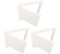 KOTARBAU® Trappe de visite 20 x 30 cm en plastique blanc Trappe d'inspection trappe visite placo plafond trappe comble trappes (Lot de 3)