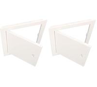 KOTARBAU® Trappe de visite 30 x 30 cm en plastique blanc Trappe d'inspection trappe visite placo plafond trappe comble trappes (Lot de 2)