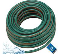 KOTARBAU® Tuyau Arrosage PVC 50 m 1 Pouce Vert Orange Tuyau D'Arrosage Jardin Renforcé Flexible Durable 4 Couches