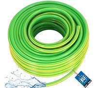 KOTARBAU® Tuyau d'arrosage professionnel - 3/4" - 50 m - Pour arrosage des plantes - 4 couches - Vert/jaune