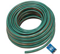 KOTARBAU® Tuyau d'arrosage professionnel, 4 couches, renforcé, vert, pour arrosage des plantes, 1/2", 50 m