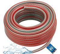 KOTARBAU® Tuyau d'arrosage professionnel - Pour arrosage des plantes - 6 couches - Gris - 50 m