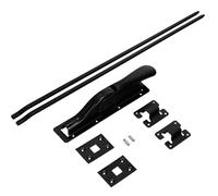 KOTARBAU® Verrou de portail - Kit d'accessoires de porte - Noir - 2500 mm