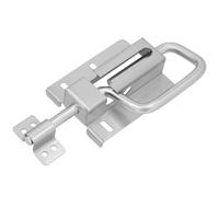KOTARBAU Verrou de Porte 120/12 mm à Champagne et à Ressort - Argent Galvanisé