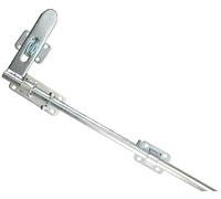 KOTARBAU Verrou de porte de jardin 800 x 140 mm - Galvanisé - Verrou de porte de jardin