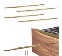 KOTARBAU® ZnAl Poignée d'armoire 1000/980 mm | Lot de 4 poignées de placard de cuisine, poignées de tiroir, poignée de porte, placard, or mat