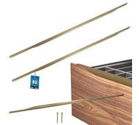 KOTARBAU® ZnAl Poignée d'armoire 1200/1180 mm | Lot de 2 poignées de placard de cuisine, poignées de tiroir, poignée de porte, placard, or mat