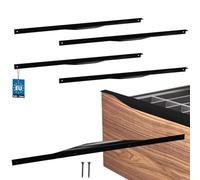 KOTARBAU® ZnAl Poignée d'armoire 560/540 mm | Lot de 4 poignées de placard de cuisine, poignées de tiroir, poignée de porte, noir mat