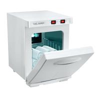 Kouamor 5L Chauffe Serviettes, Armoire à Serviettes Chaudes, StéRilisateur UV, BoîTe De DéSinfection Professionnelle 176°F, IdéAl pour Les Salons De Massage, Spa, Gymnase, Coiffeur, Beauté (Blanc-D)