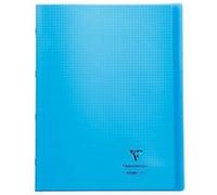 Clairefontaine 376601C Un Cahier à Spirale Koverbook - A4 21x29,7 cm - 160 Pages Petits Carreaux avec Marge - Papier Blanc 90 g - Couverture Polypro Couleur Aléatoire