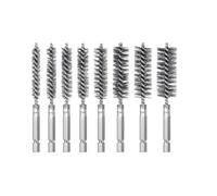 kowaku 10 Pièces Brosse de Nettoyage Ensemble Brosse Tube Flexible Robustes Usage Multifonction Compatible Perçage Adaptée à La Plomberie Entretien Aut, 8 pièces
