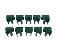 kowaku 10 Pièces Connecteurs de Piquets de Jardin Attaches pour Supports de Tiges de Fleurs Raccords de Filet D'Ombrage en Plastique Robuste Adaptés Aux, 11mm