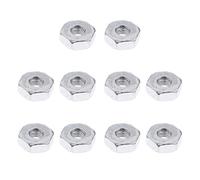 kowaku 10 Pièces Écrou Guide Chaîne Tronçonneuse Écrou Barre Pièces de Tronçonneuse Remplacement Métal Compatible Convient pour Réparation Atelier