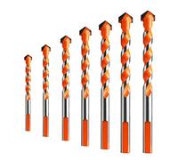 kowaku 10 Pièces Foret Céramique Mèche Queue Droite Spirale Métal Alliage Résistant Compatible avec Perçage Carrelage Murs Objets Décoratifs