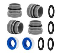 kowaku 2 Pièces Adaptateur Conversion Tuyau pour Piscine Raccord Filtre Piscine Accessoire Connexion 40mm en PP Convient pour Entretien Piscine et B, c