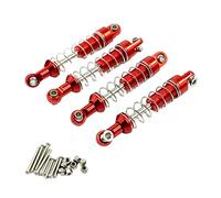 kowaku 4 Ressorts D'amortisseur pour Voiture Télécommandée à L'échelle 1/12, Accessoires pour Camions et Semi-remorques, rouge