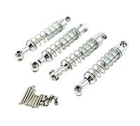 kowaku 4 Ressorts D'amortisseur pour Voiture Télécommandée à L'échelle 1/12, Accessoires pour Camions et Semi-remorques, Argent