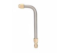 kowaku Air Conditioner Nozzle Lance Buse Extension en Acier Inoxydable Fonction Jet Courbé Convient pour Entretien Appareil Climatisation Véhicules Extérieur, 90 Deg Bend Short
