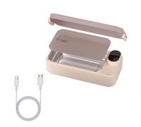 kowaku Boîte Chauffante Isotherme, Rose, 900 ML | Rechargeable, Gamelle Électrique, sans Fil, Récipient Repas, pour déplacement, Adultes, Professionnels