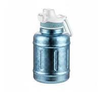 kowaku Bouteille d'Eau en Titane Pur 1400 Ml Gourde Isotherme Bidon Sport Flasque Métallique avec Anse et Large Ouverture Base Renforcée Adaptée aux Entraînements Randonnée Camping Déplacements, Bleu