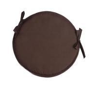 kowaku Coussin de Chaise Rond, Coussin D'assise Rembourré, Tapis de Méditation, Tissu Polyester, éponge, Convient pour La Cuisine, La Chambre, Le Salon, Café Noir 38cm