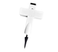 kowaku Croix Lumière Solaire Extérieure Décoration Jardin Tige Éclairage Économie d'Énergie en PP Adaptée au Cimetière Allée Jardin Église Pelouse Lieu